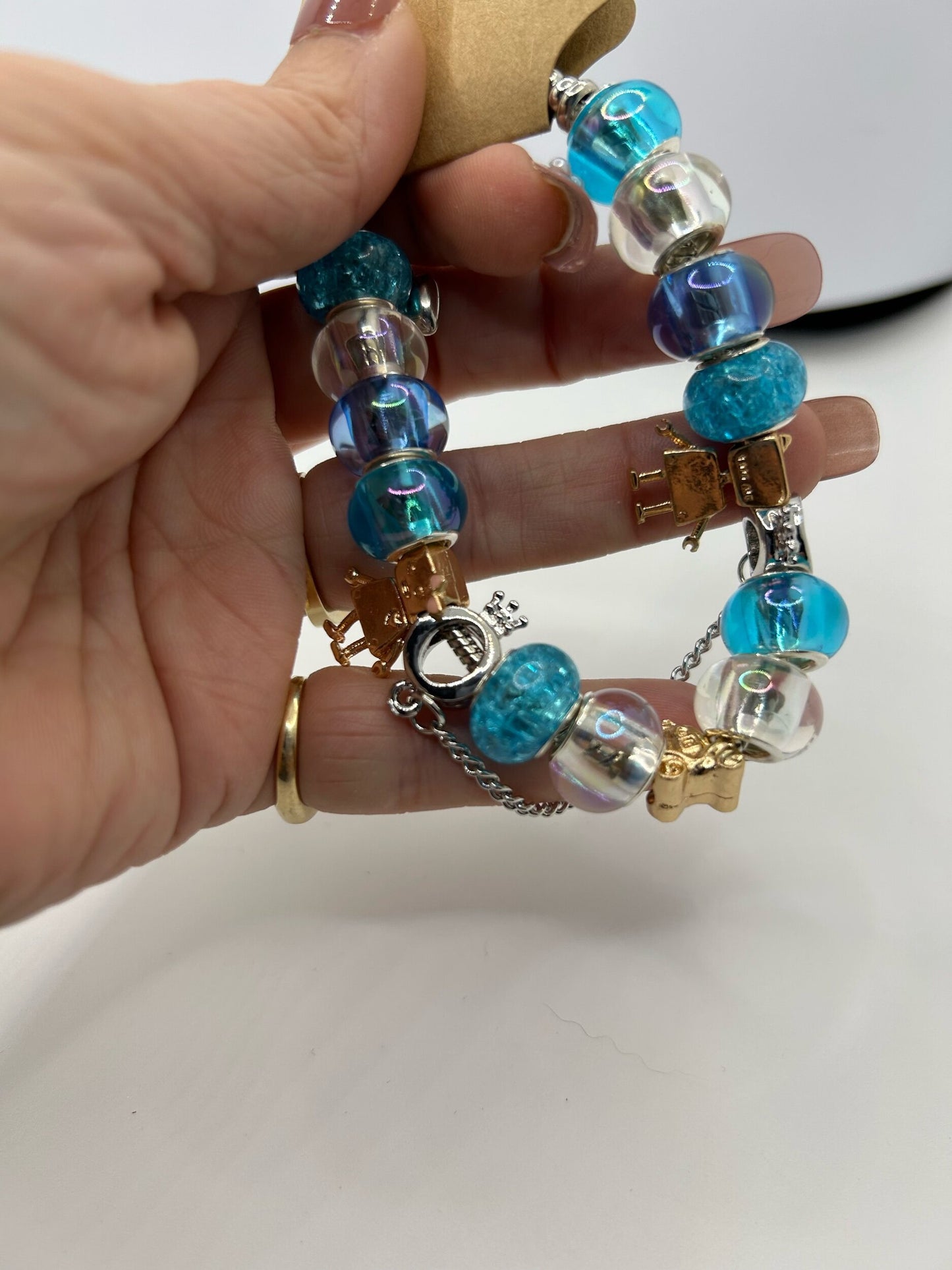 Robot themed bracelet