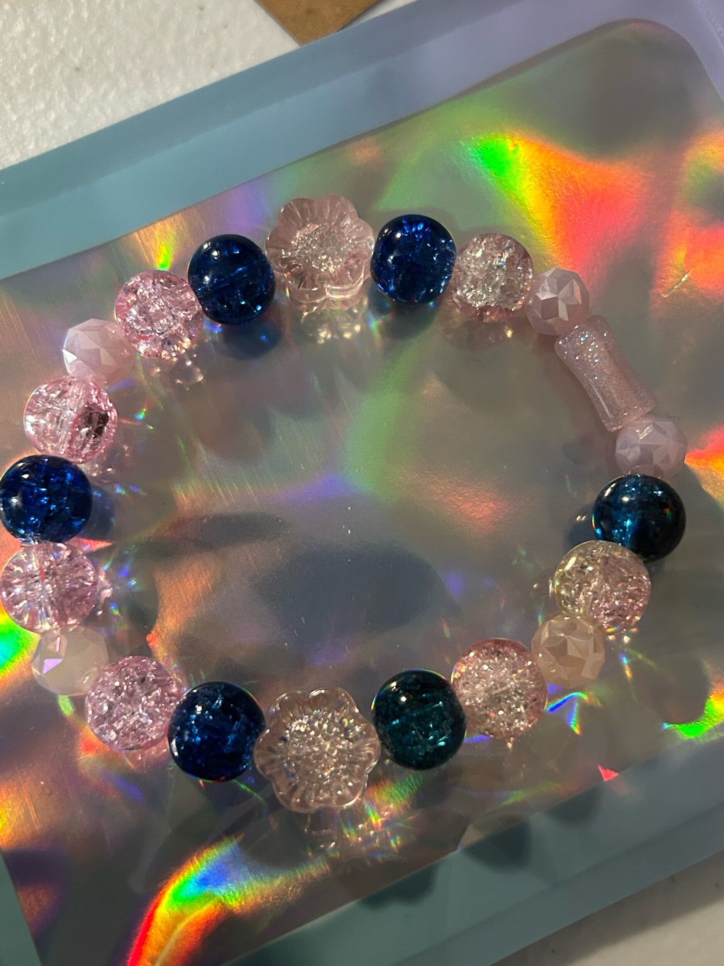 Delta zeta inspired bracelet