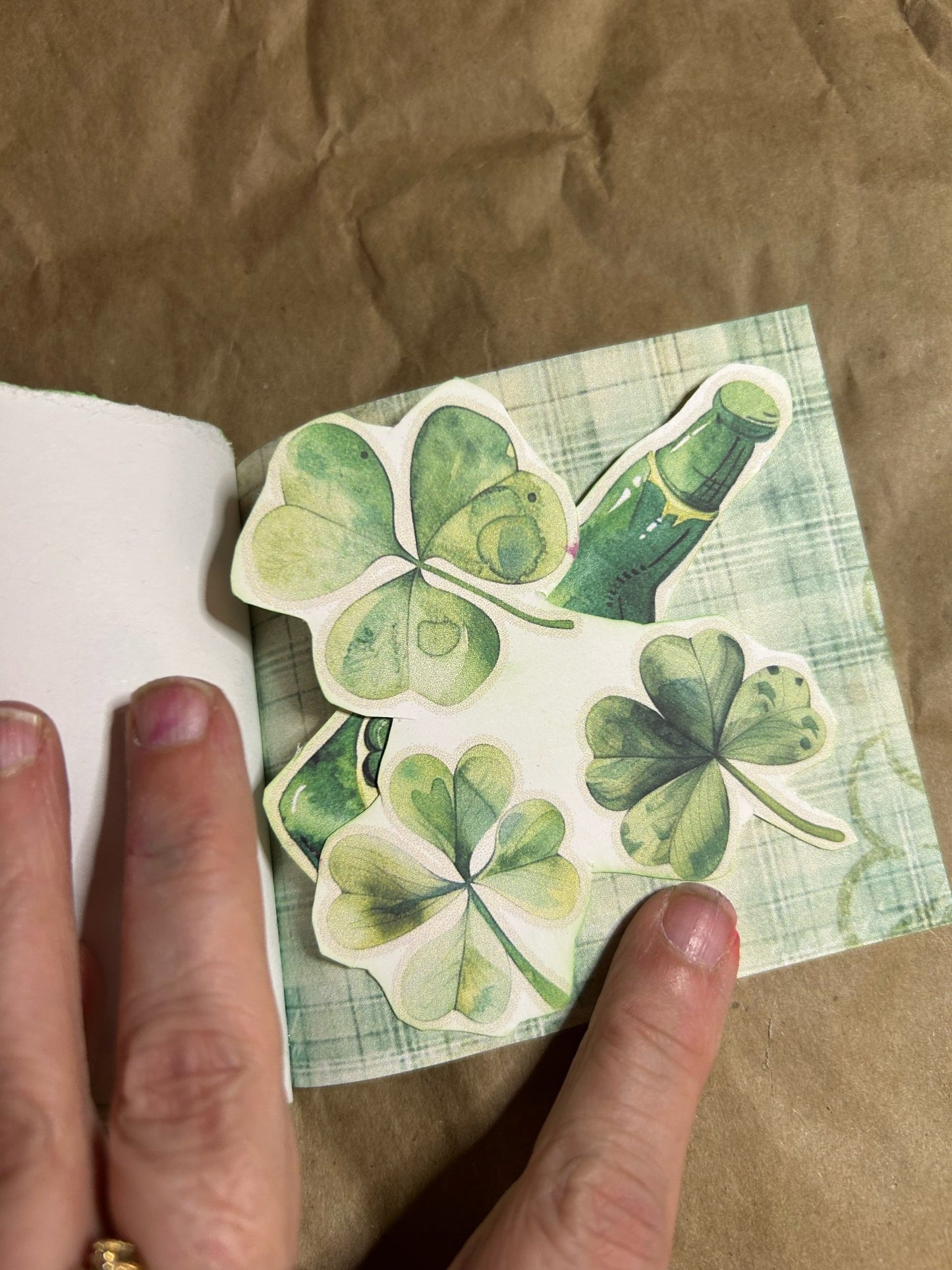 4x4 St Pattys day notebook