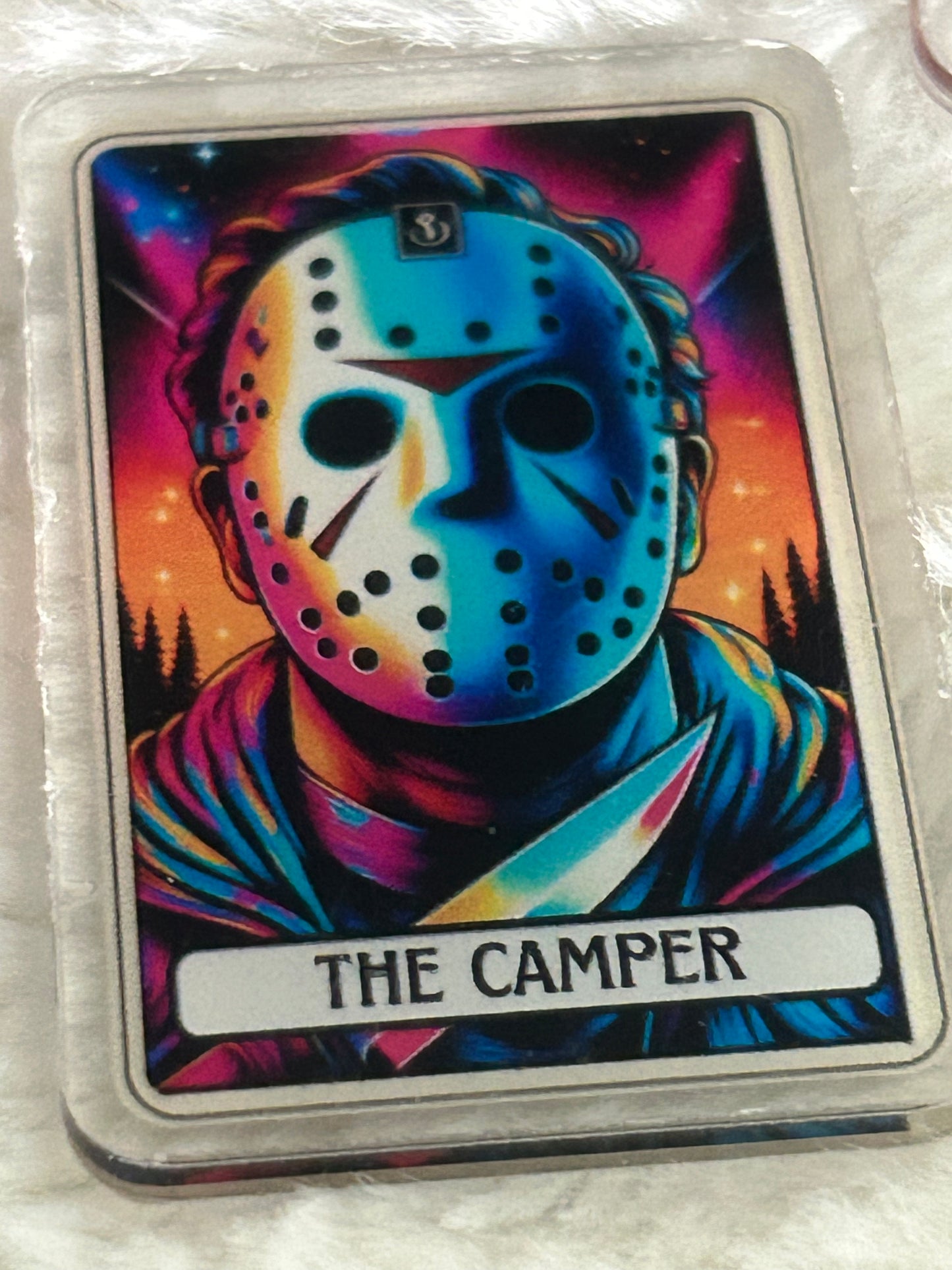 4cm The Camper acrylic taro