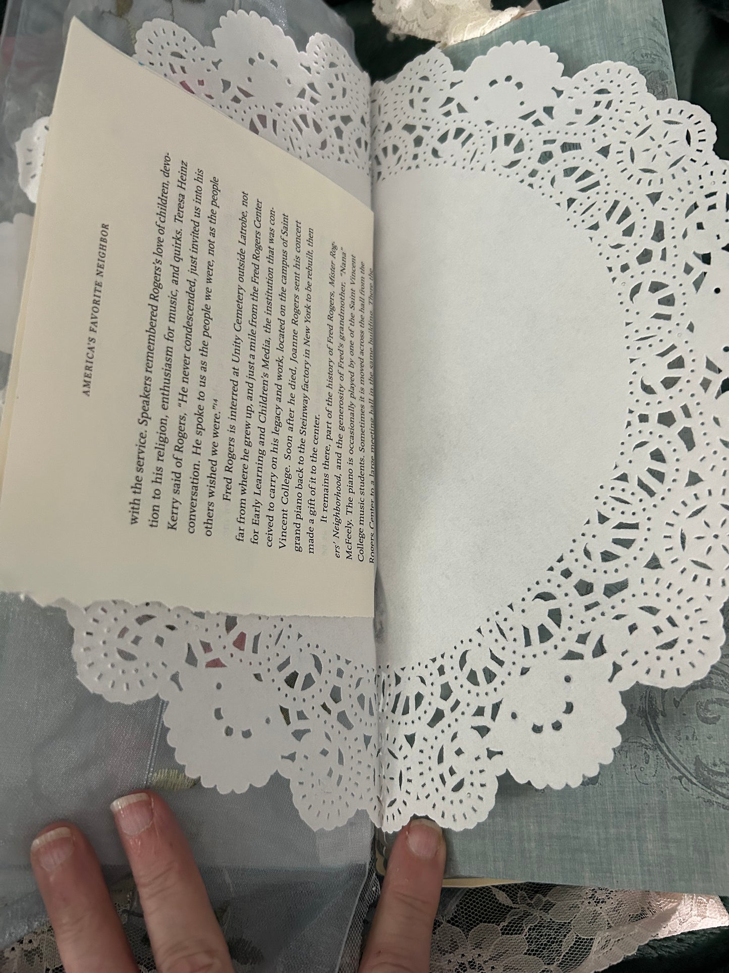 Shabby Chic Blue and Pink Journal