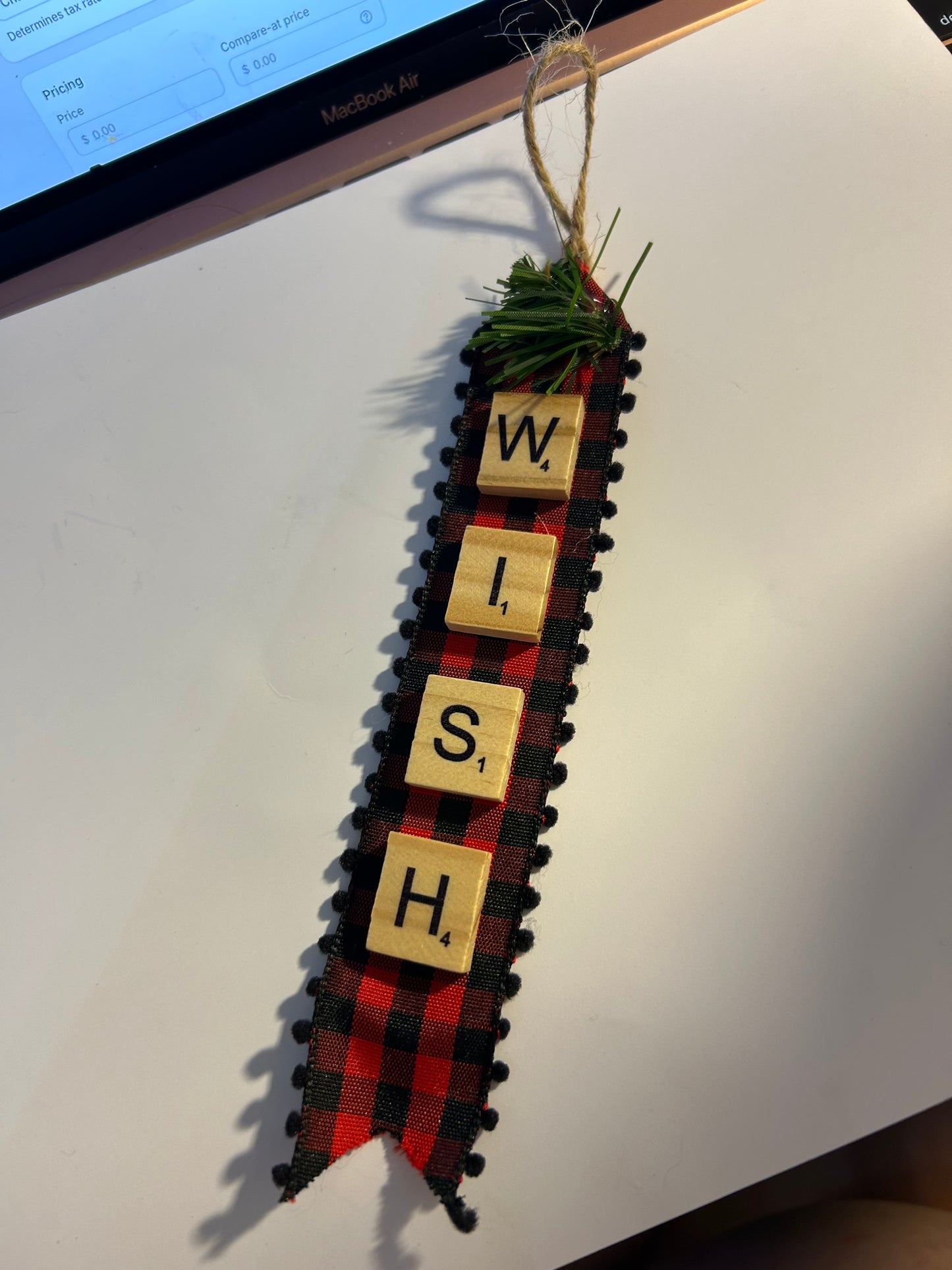 Wish spine dangle