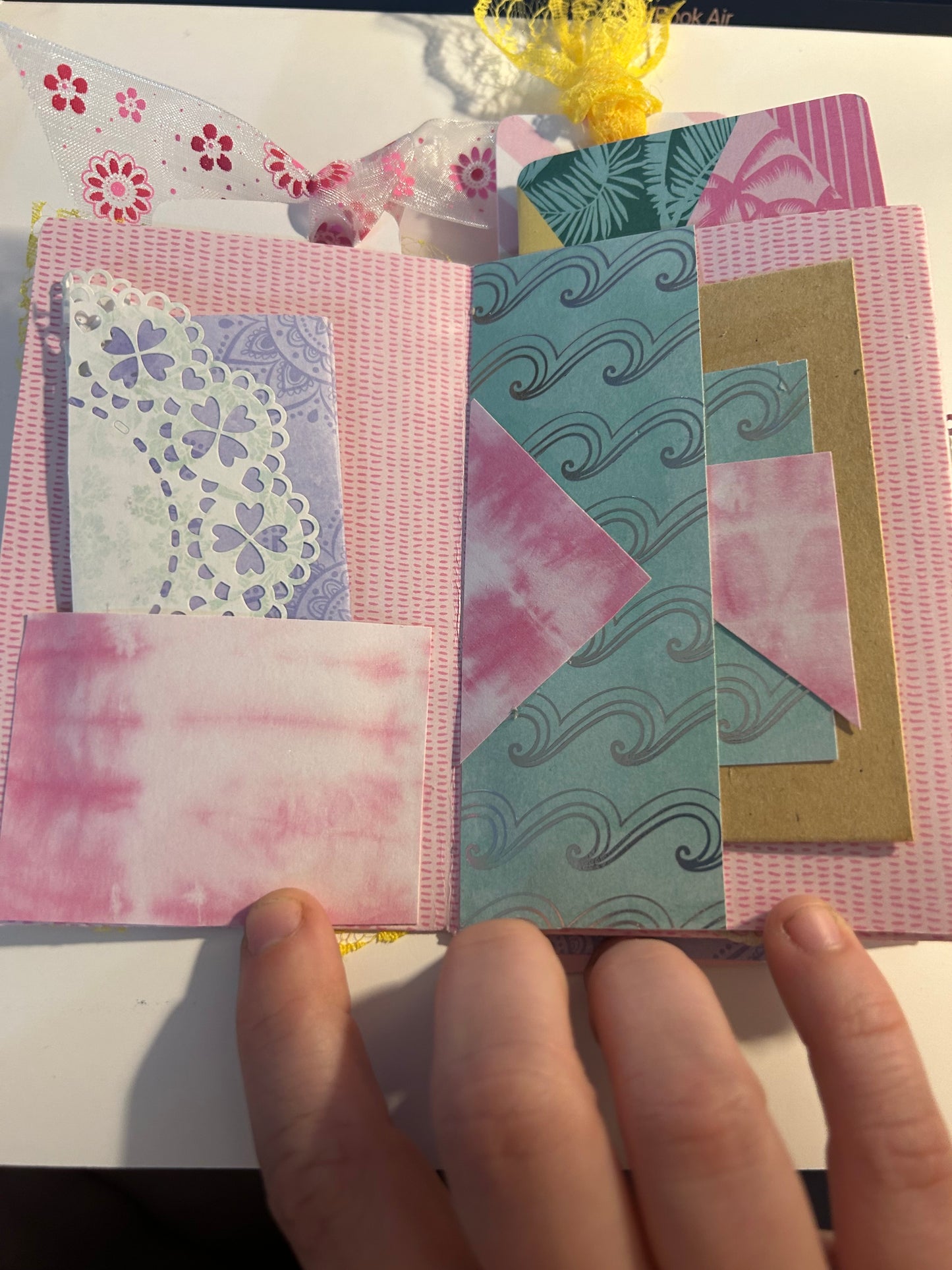 Butterflies and Flowers Mini Journal