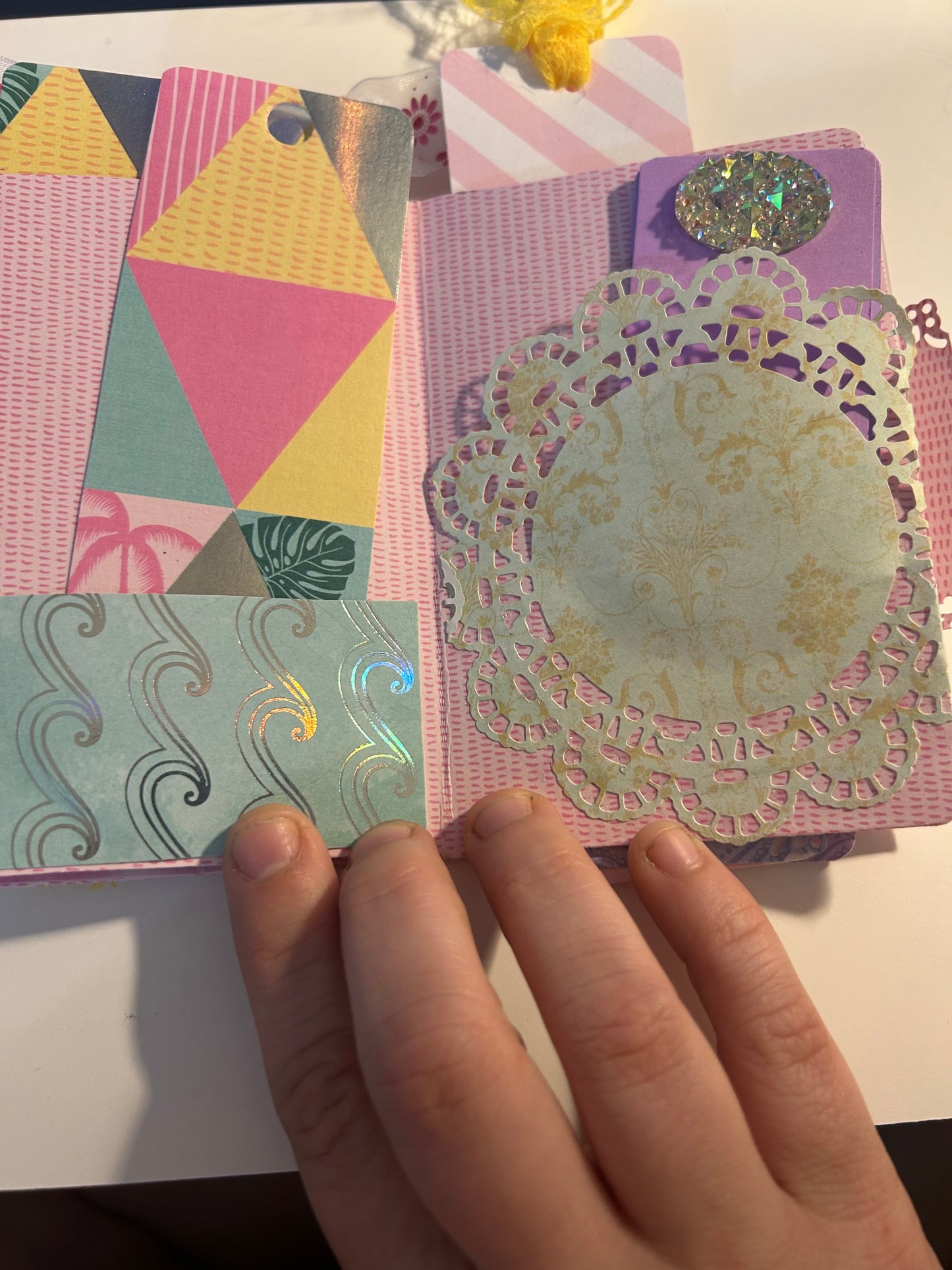 Butterflies and Flowers Mini Journal