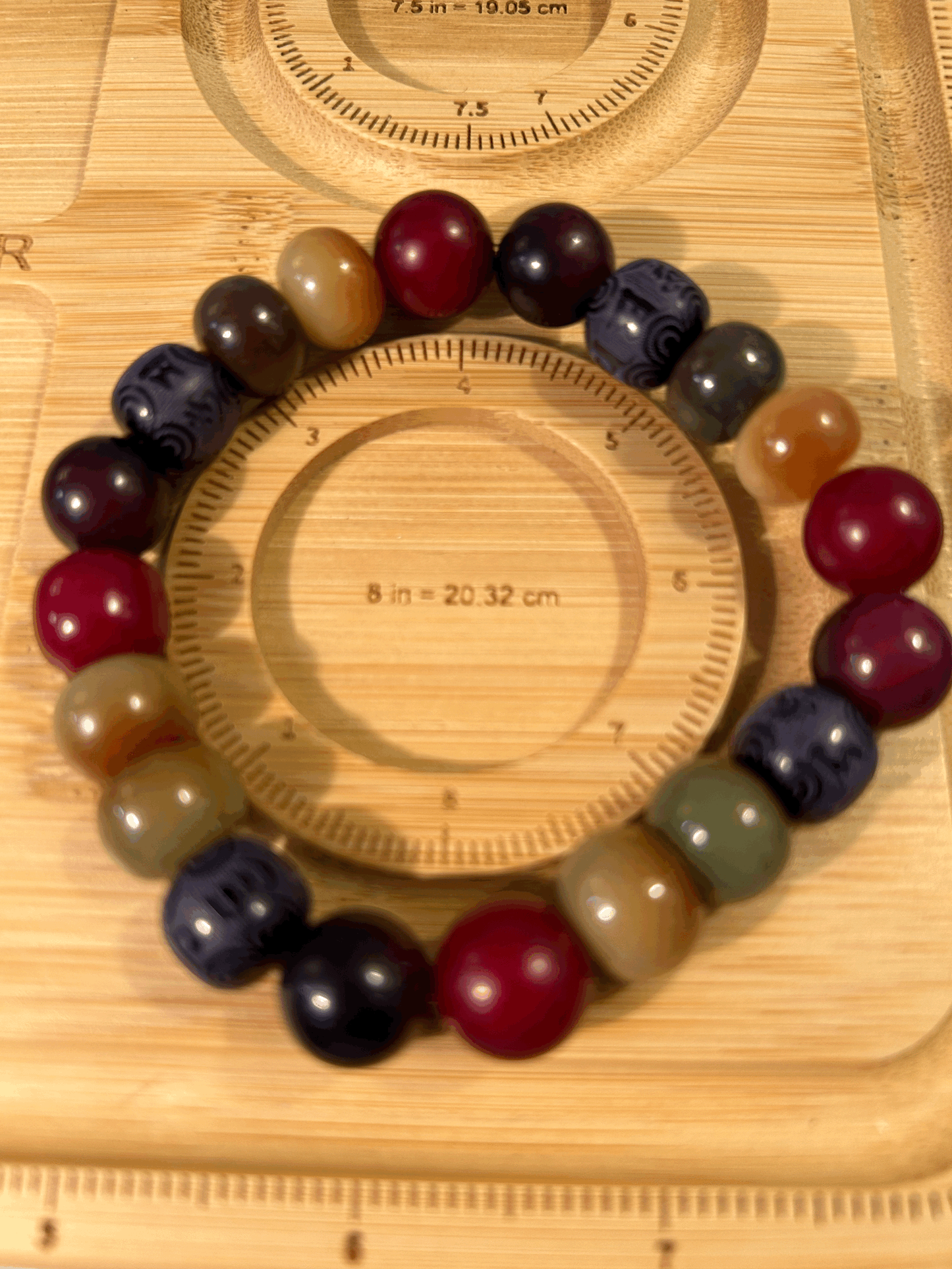 Red and black Bodhi Bracelet