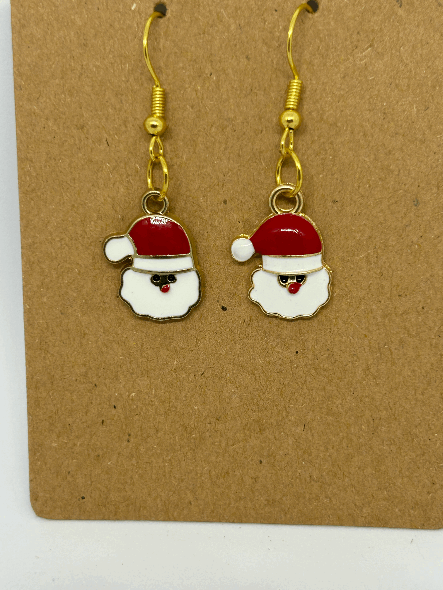 Mini Santa face earrings