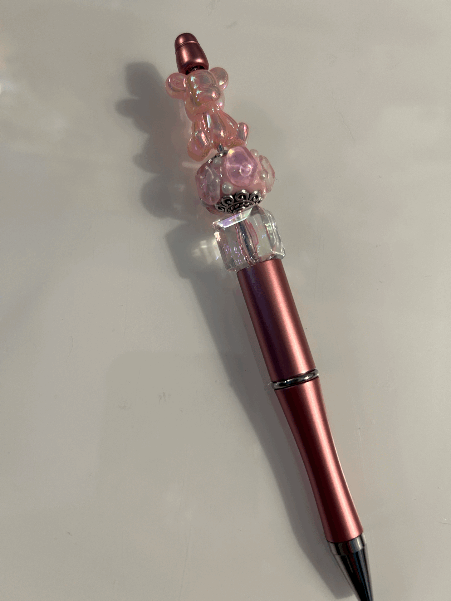 Pink bear pen