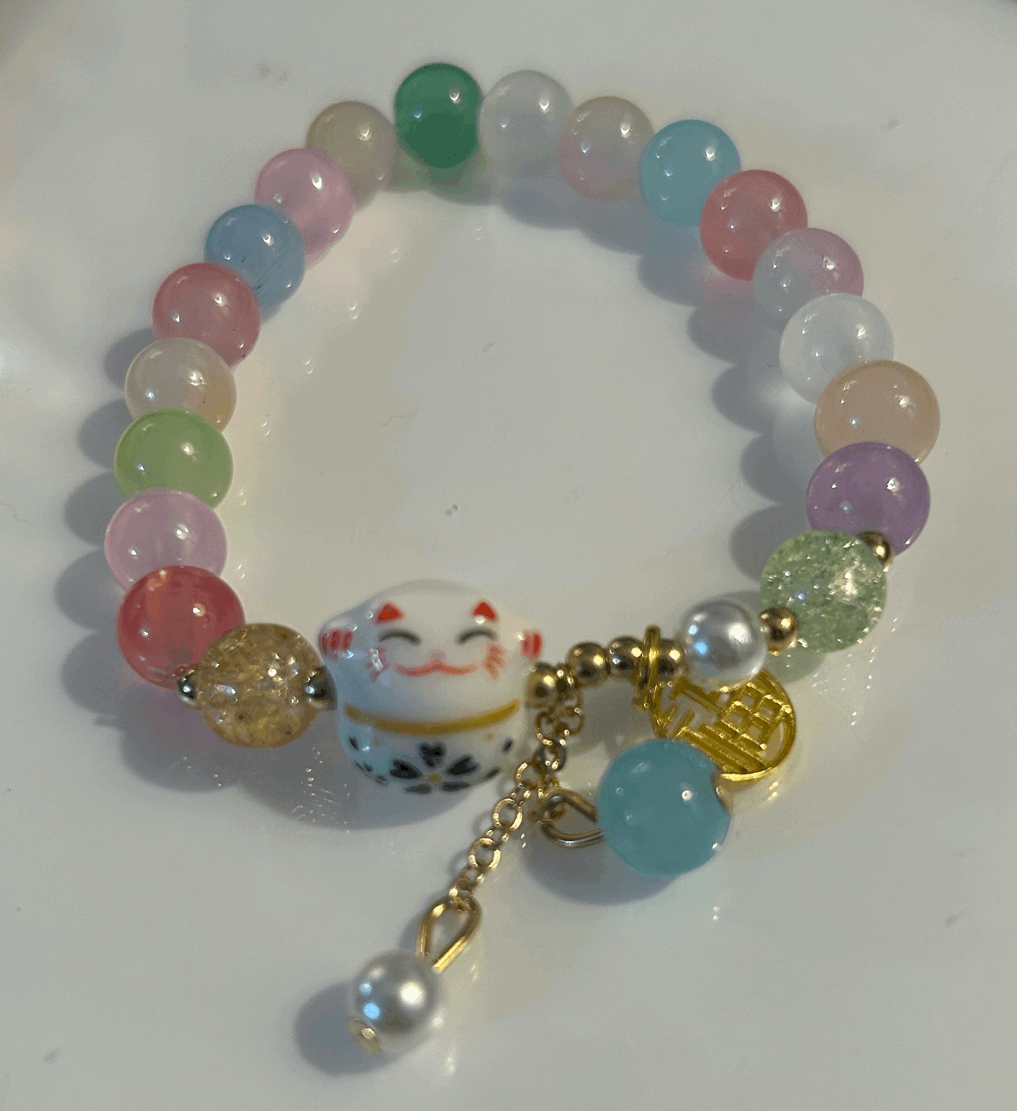 Lucky cat bracelet
