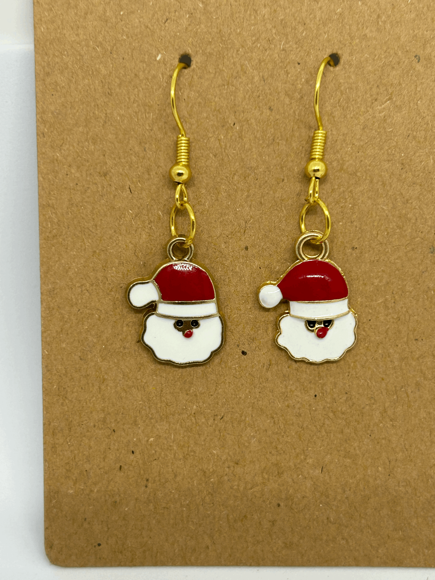 Mini Santa face earrings