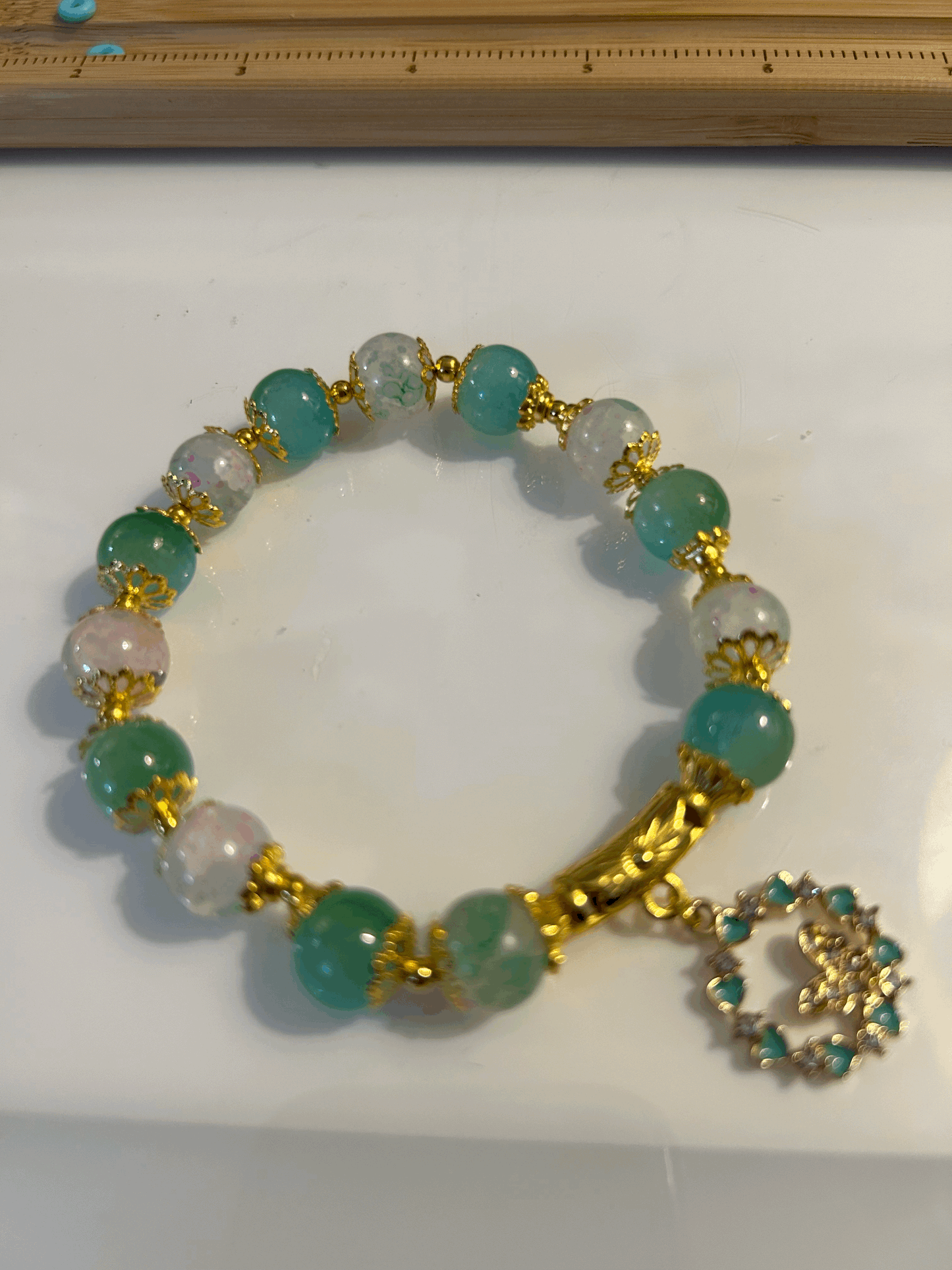Green Butterfly Bracelet