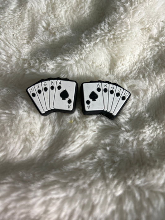 Playing card focal