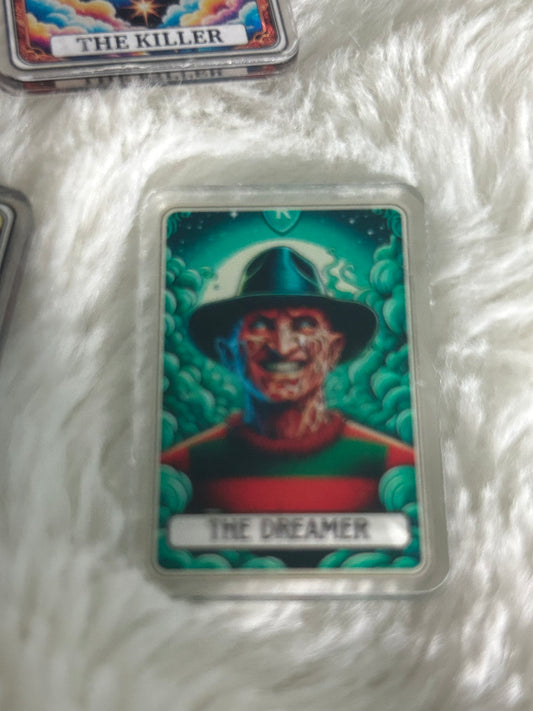 The Dreamer in Green 4cm acrylic taro