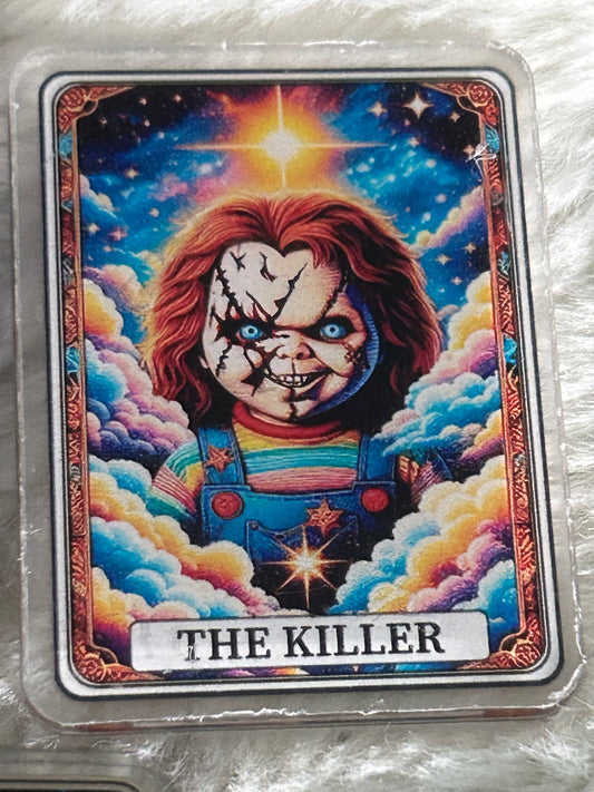 The Killer in Clouds 4cm acrylic taro
