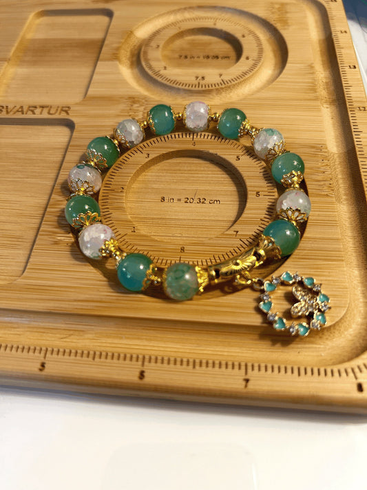Green Butterfly Bracelet