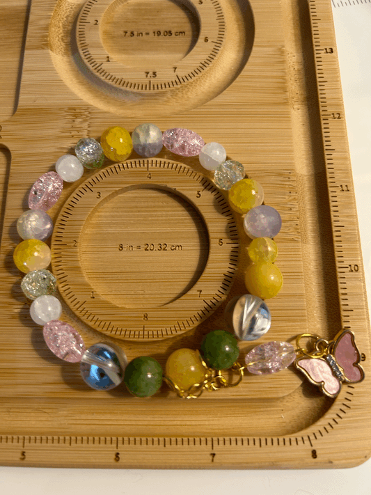 Spring butterfly bracelet