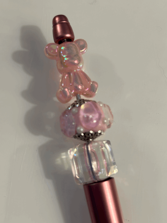 Pink bear pen