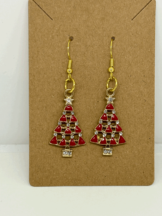 Red christmas tree